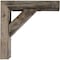 Ekena Millwork 3 1/2"W x 8"D x 8"H Vintage Farmhouse Bracket, Barnwood Decor Collection, Pebble Grey BKTB03X08X08TRPG - alternate 5